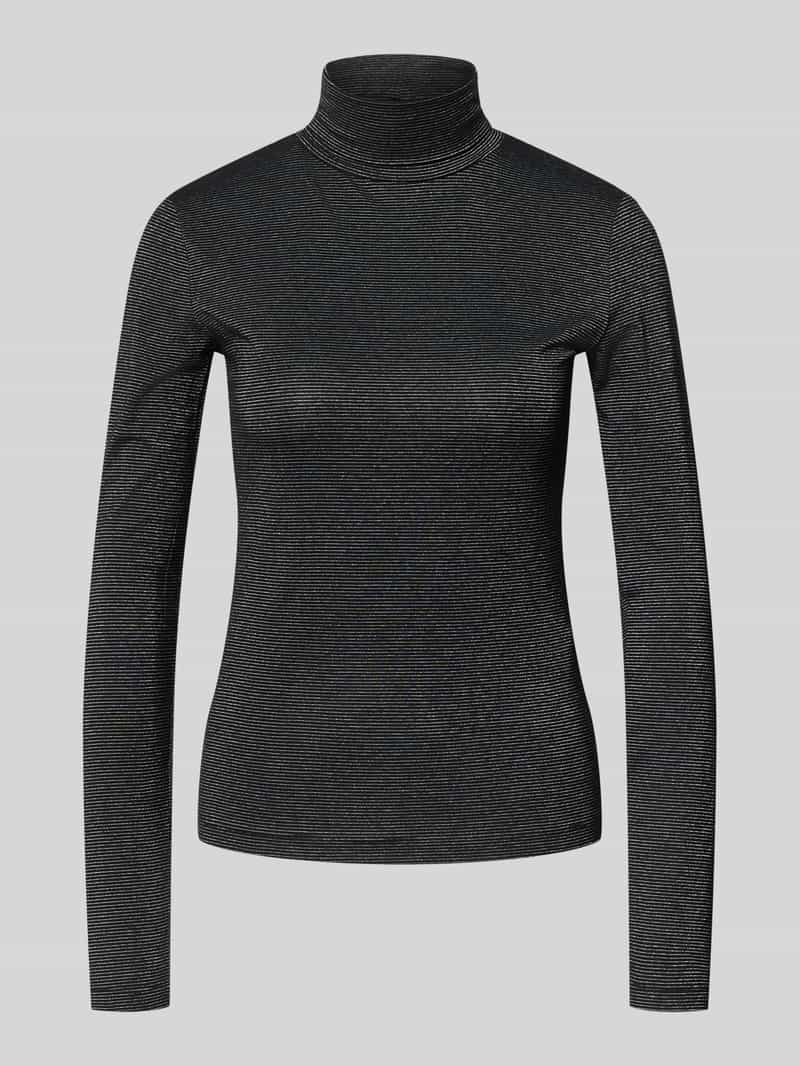 Vero Moda Slim fit turtleneck van viscosemix model 'LAVA GLITTER'