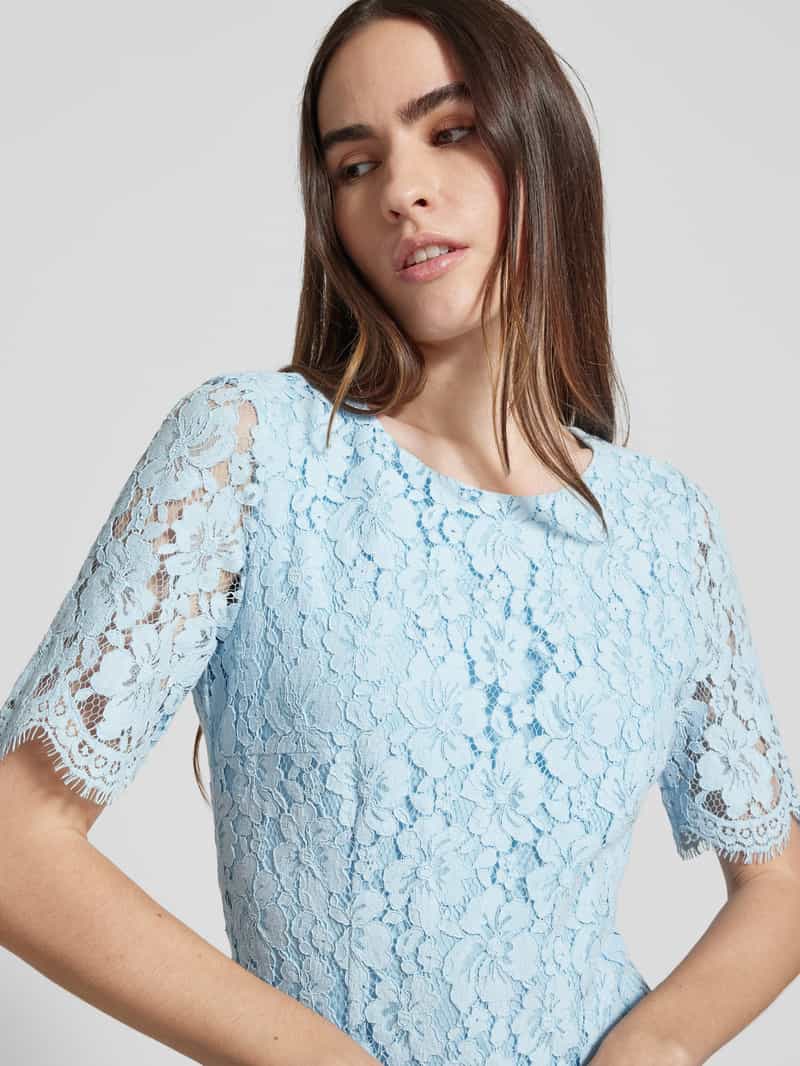 Christian Berg Woman Selection Knielange jurk met etskanteffect