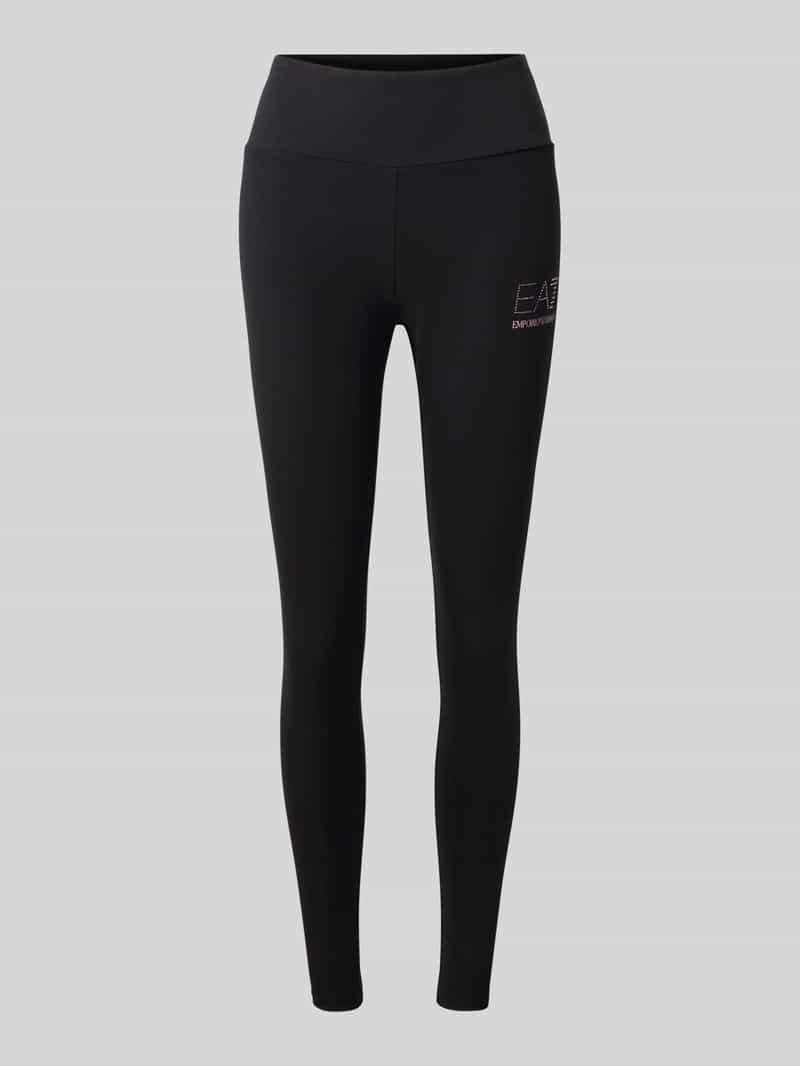 EA7 Emporio Armani Legging met labeldetail en elastische band