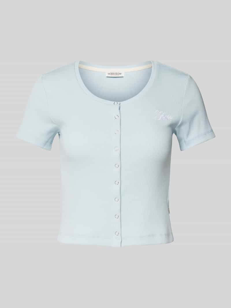 Guess Jeans T-shirt met drukknoopsluiting