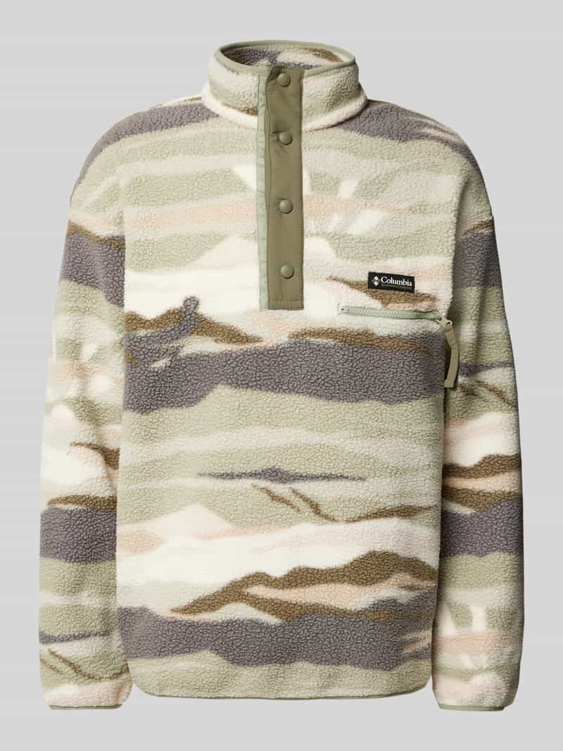 Columbia Pullover van teddybont met ritszak model 'HELVETIA'