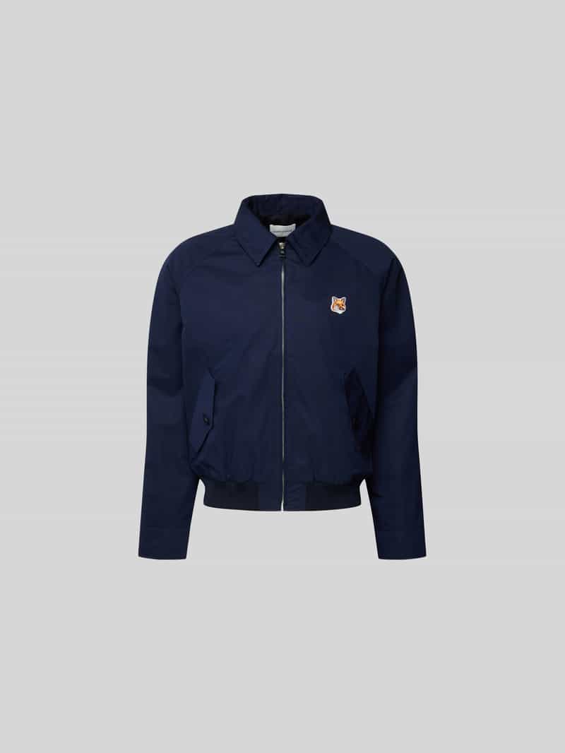 Overhemdjack met labelstitching