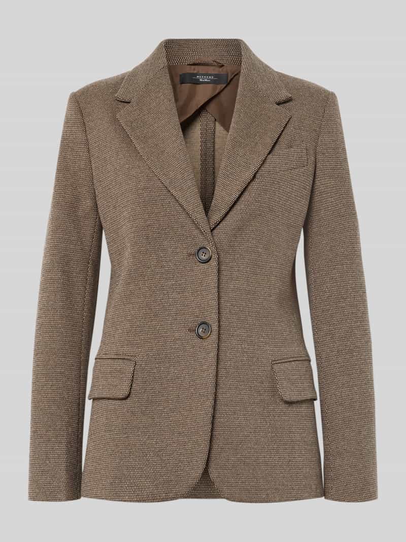 Weekend Max Mara Regular fit blazer met wol model 'DILLY'