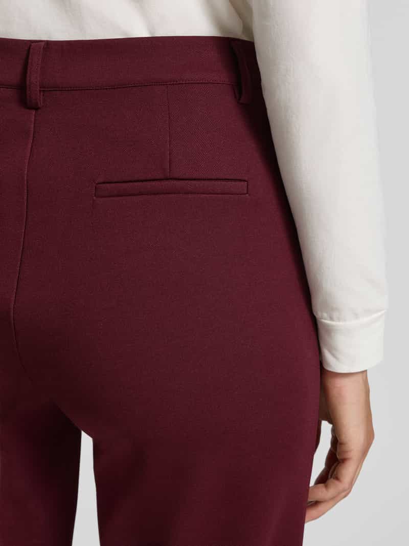 FREE QUENT Straight leg stoffen broek met paspelzakken model 'Nanni'