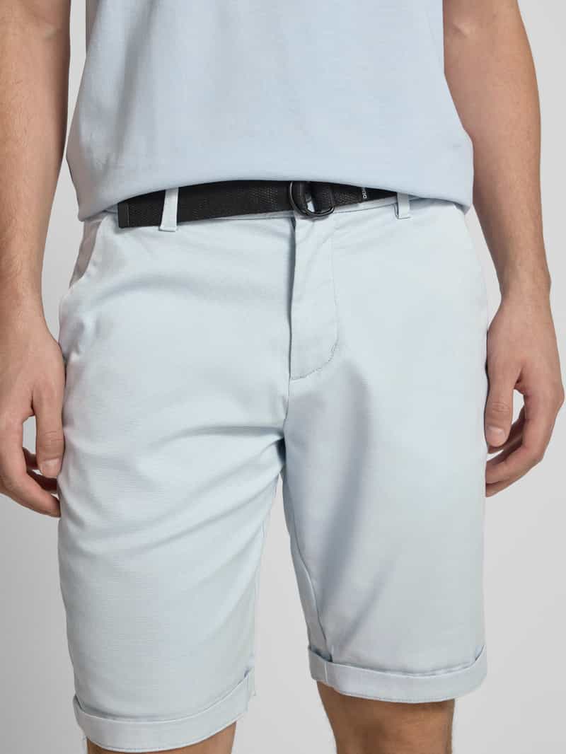 Tom Tailor Denim Regular fit chinoshorts met riem