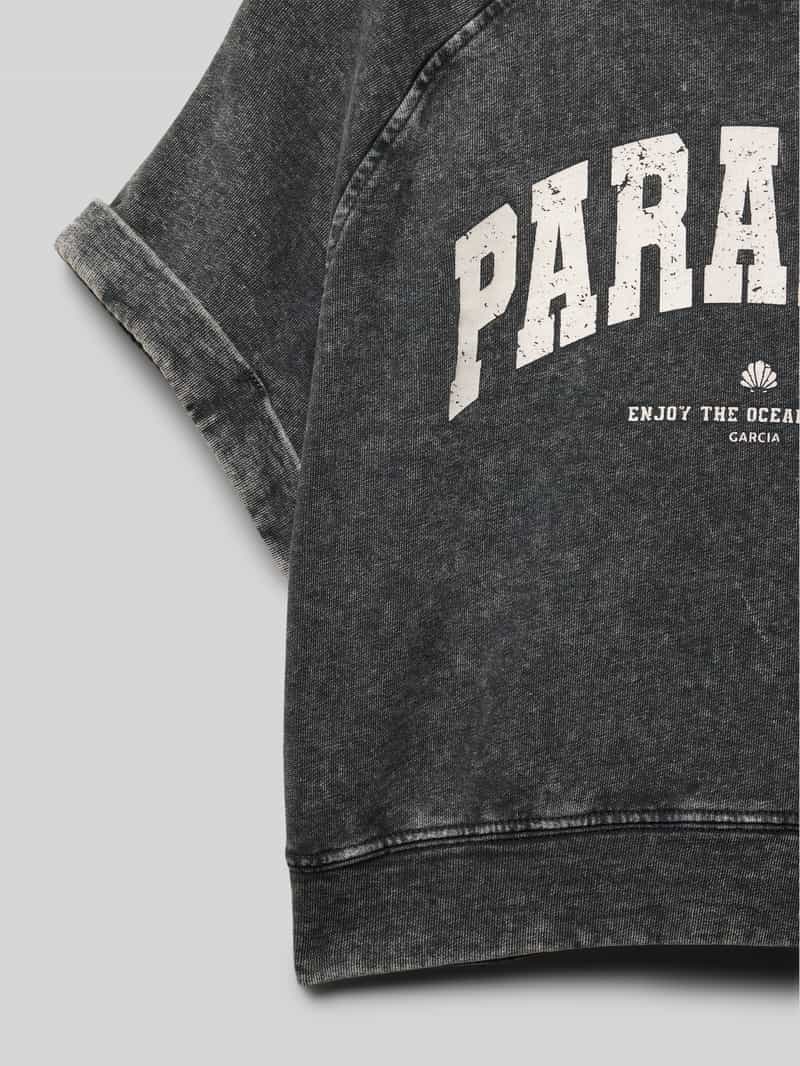 Garcia T-shirt met labelprint