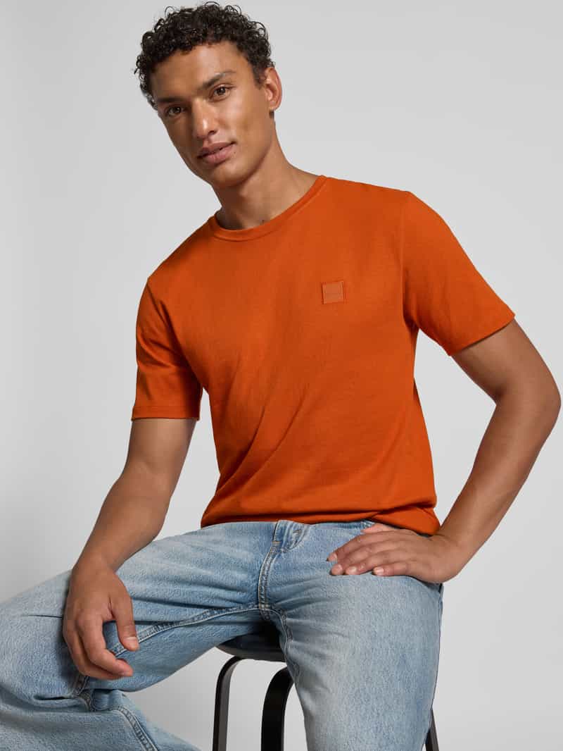 Boss Orange Regular fit T-shirt van puur katoen model 'TALES'