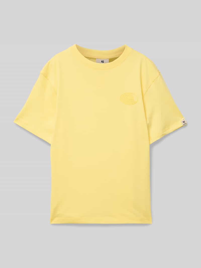 Garcia T-shirt met labeldetail