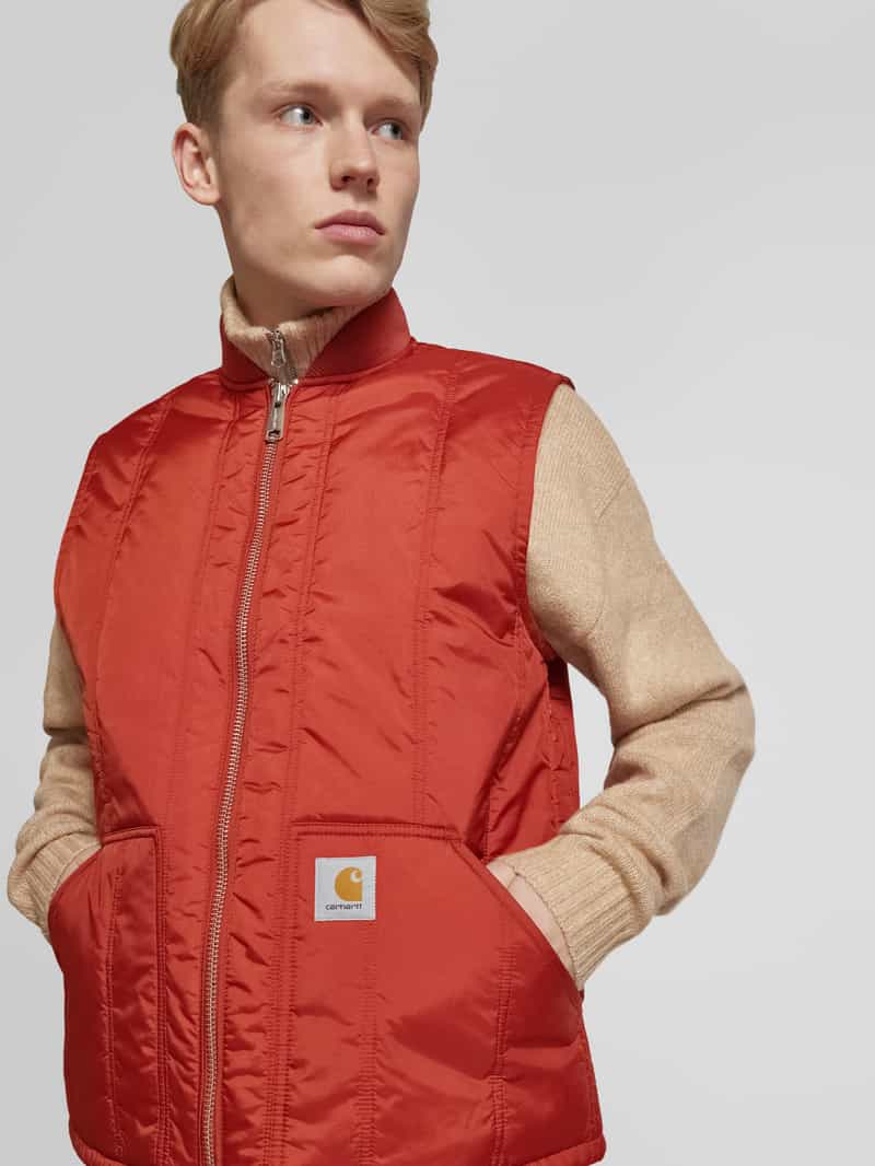 Carhartt Work In Progress Gilet met ritssluiting model 'LACHLAN'