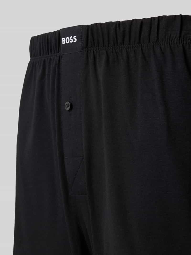 Boss Regular fit boxershort van katoenmix in een set van 2 stuks