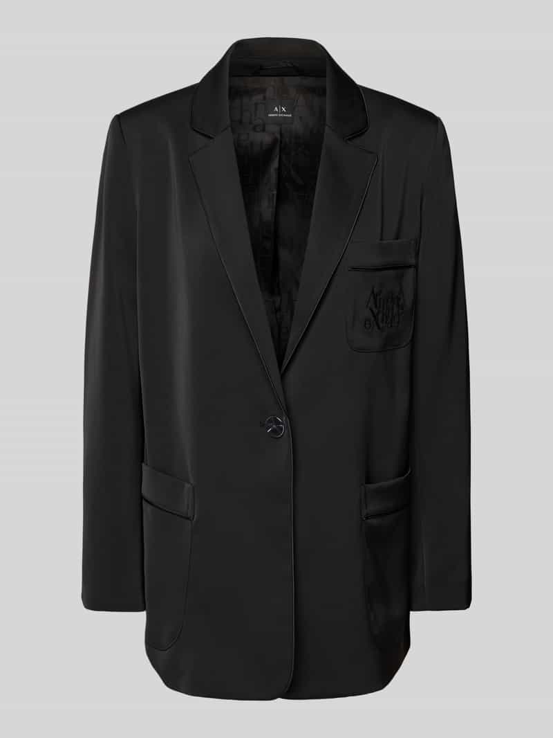 Armani Exchange Blazer met reverskraag