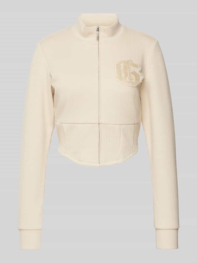 Guess Gebreid jack met labelpatch