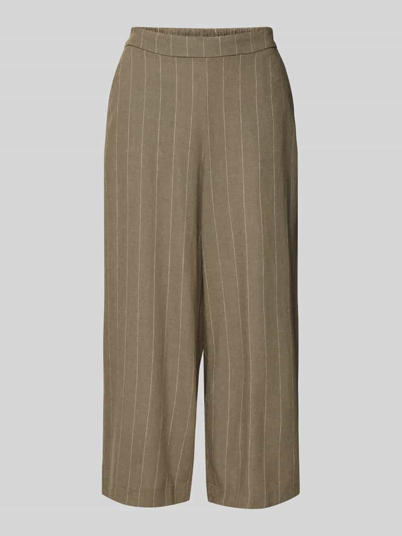 Vero Moda Regular fit culotte met krijtstreep model 'MINDY'