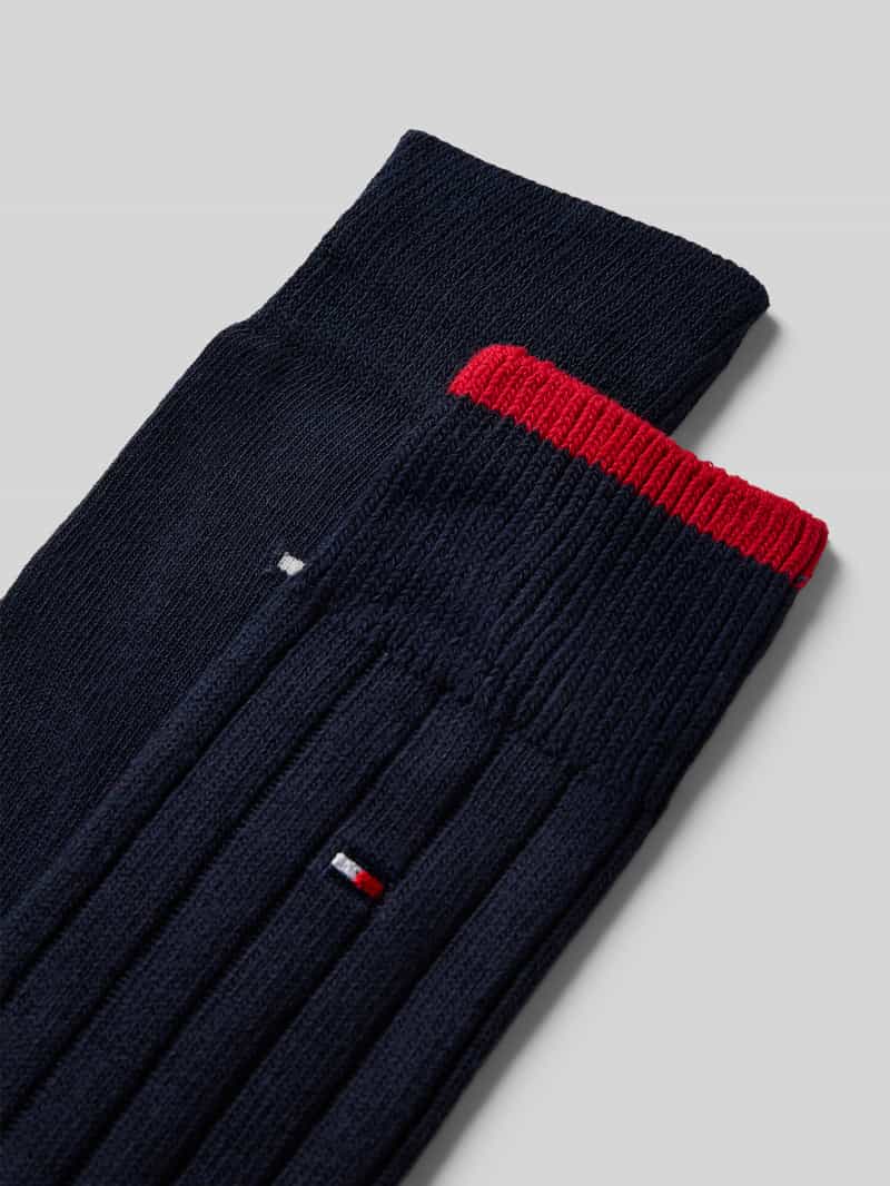 Tommy Hilfiger Kousen van katoenmix per 2 paar