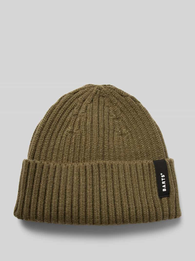 Beanie met labeldetail, model 'SUMTER'