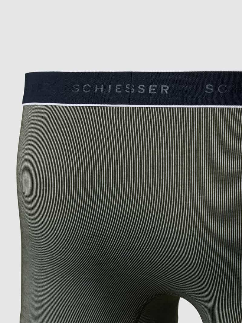 Schiesser Boxershort met elastische band met logo