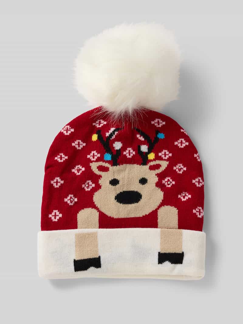 Beanie met pompon
