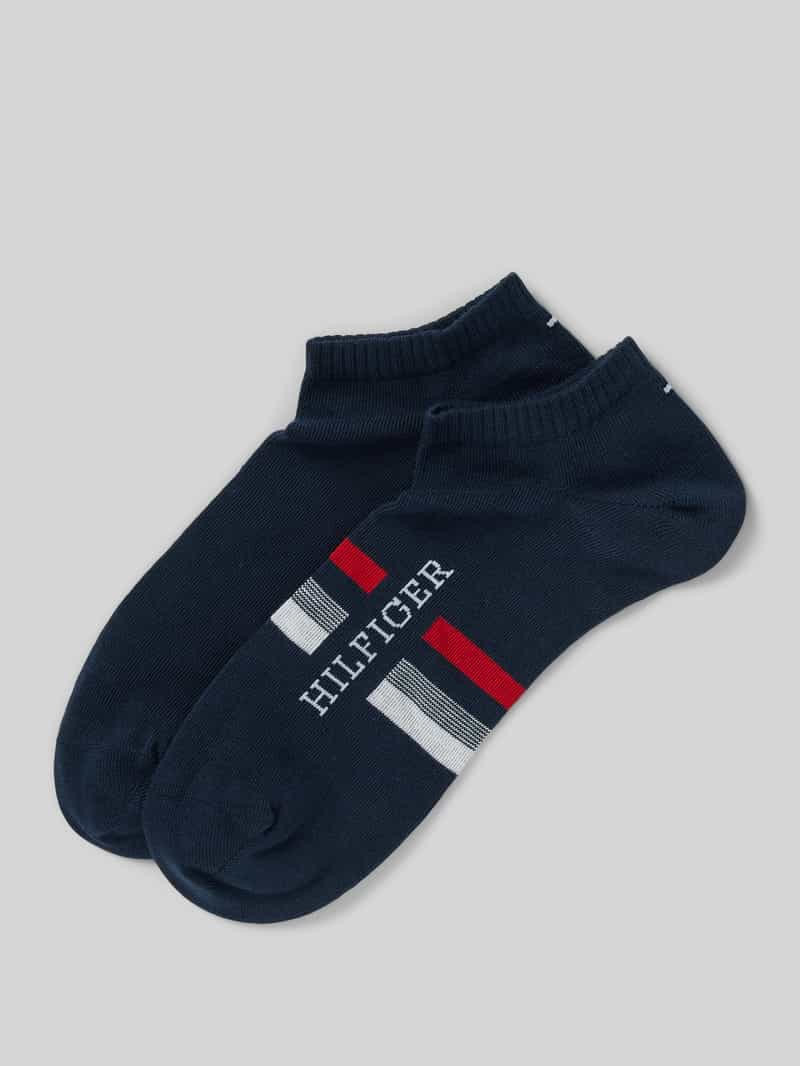 Tommy Hilfiger Sokken met labelprint in een set van 2 paar
