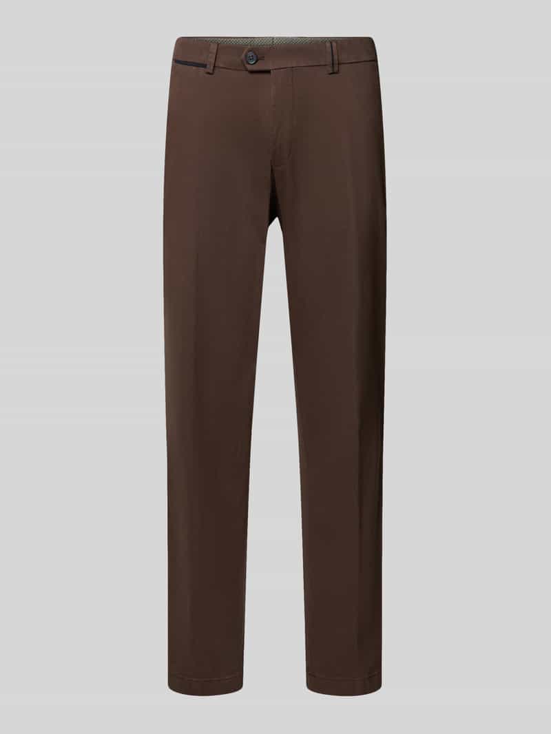 Hiltl Regular fit chino van katoenmix model 'PEAKER'