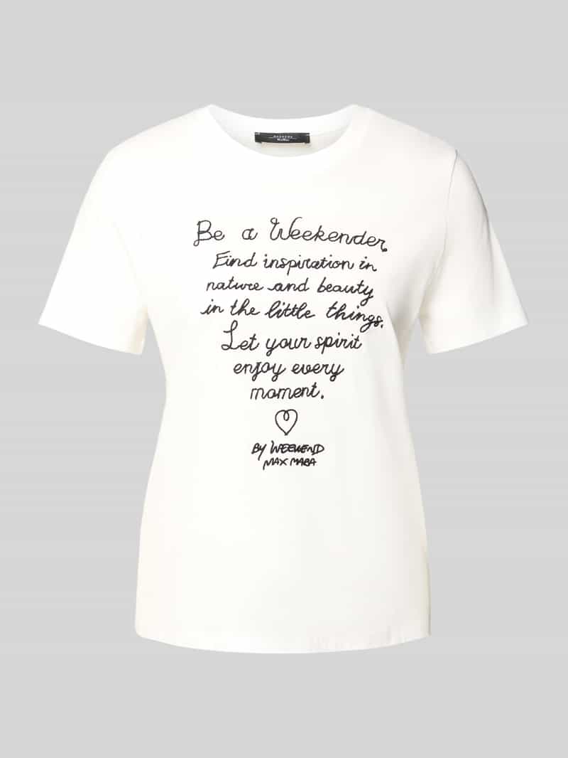 Weekend Max Mara Regular fit T-shirt van puur katoen model 'ARA'