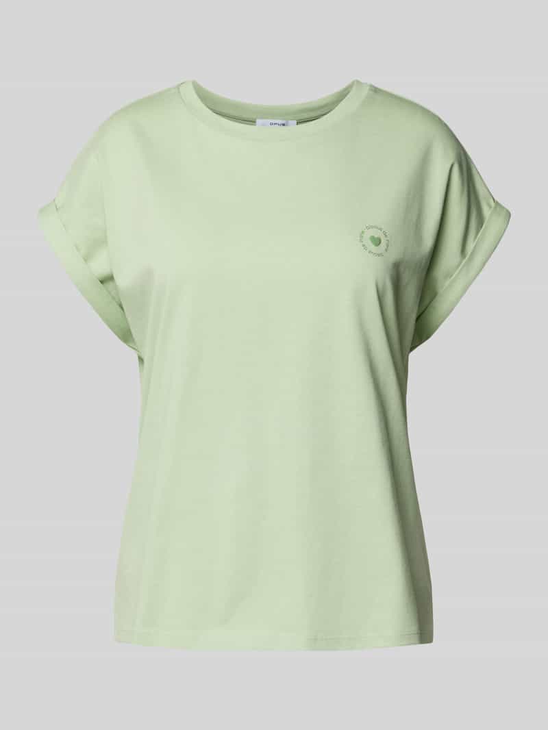 Opus T-shirt met ronde hals model 'Sparis'