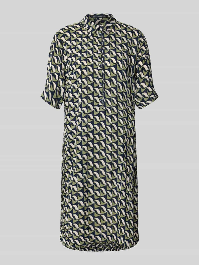 Betty Barclay Knielange overhemdjurk van viscose