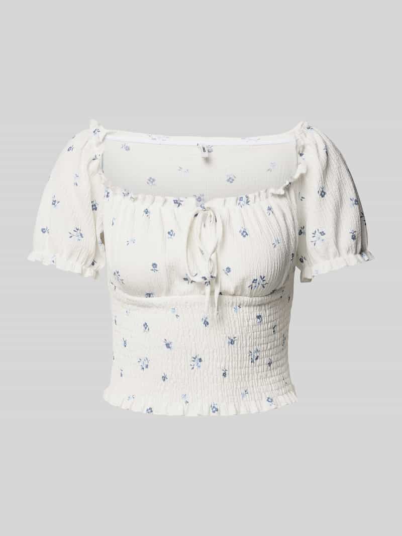 Only Regular fit top met all-over motief model 'HILLARY'