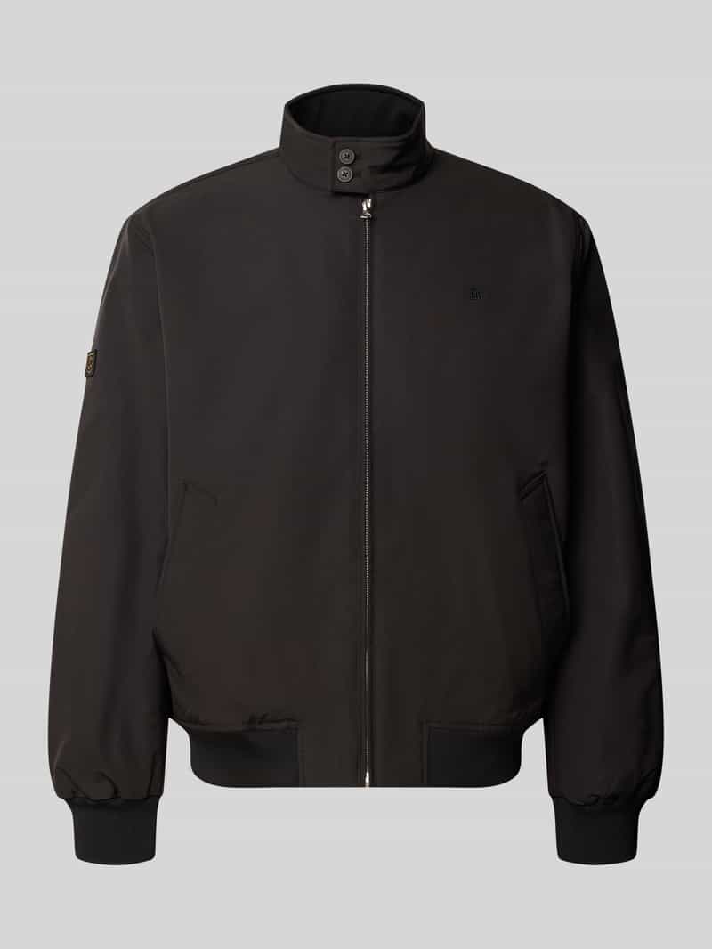 Superdry Jas Campus Padded Harrington Jkt M5012483a Meteorite Black Mannen Maat - S