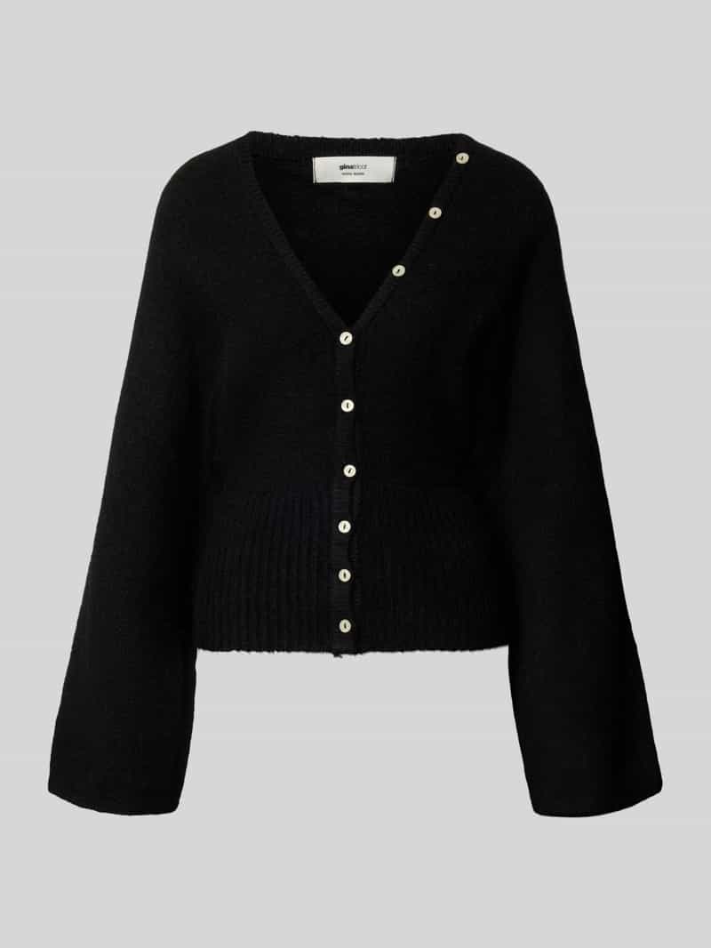 Gina Tricot Regular fit gebreid jack met wol
