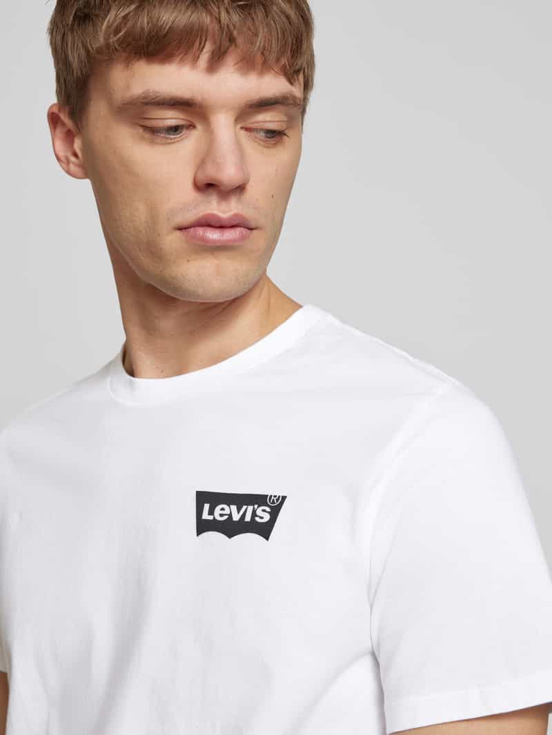Levi's T-shirt met labelprint model 'COLOR'
