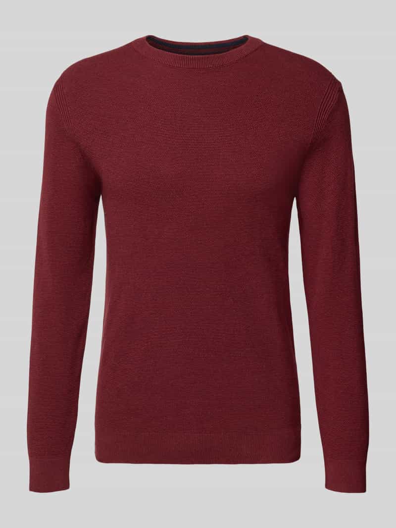 Tom Tailor Regular fit gebreide pullover van puur katoen