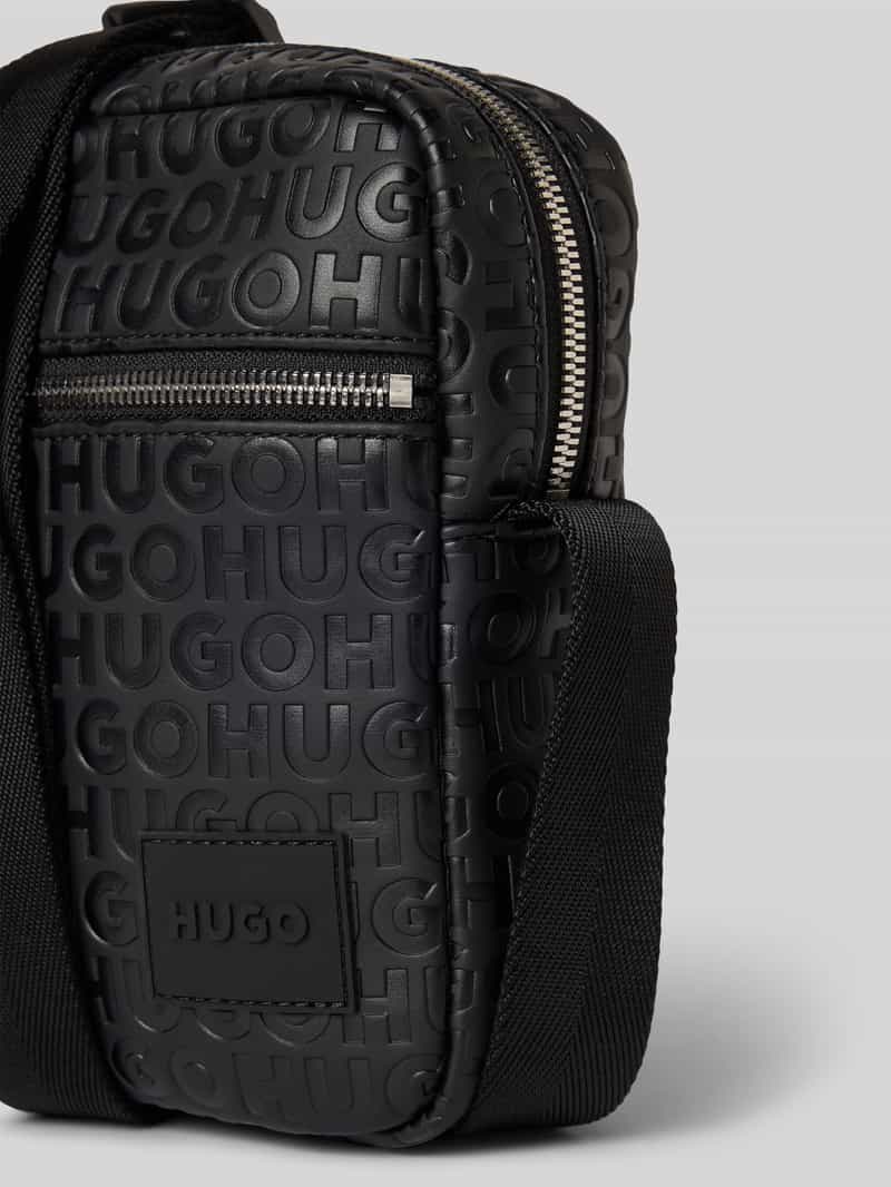HUGO Schoudertas met labelpatch model 'ETHON'