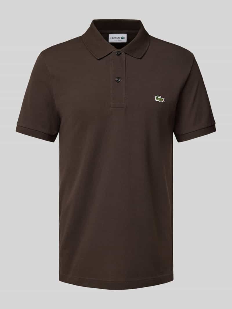 Lacoste Slim fit poloshirt van puur katoen