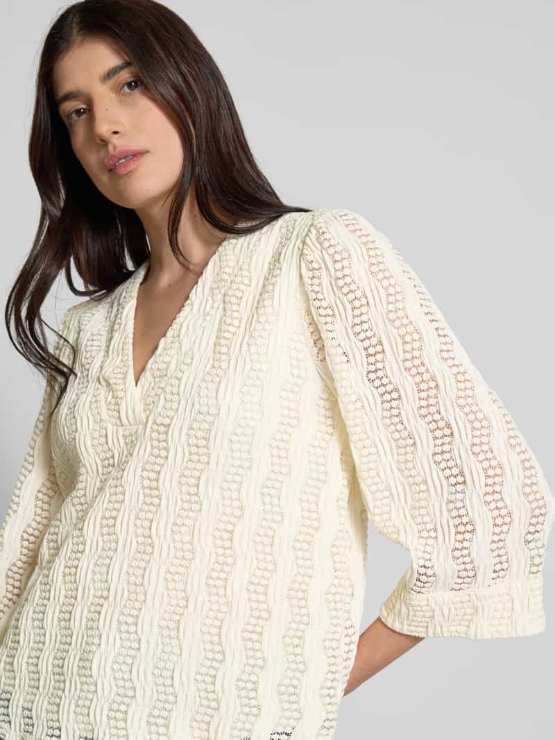 Vila Regular fit blouse met V-hals model 'LUMENA'