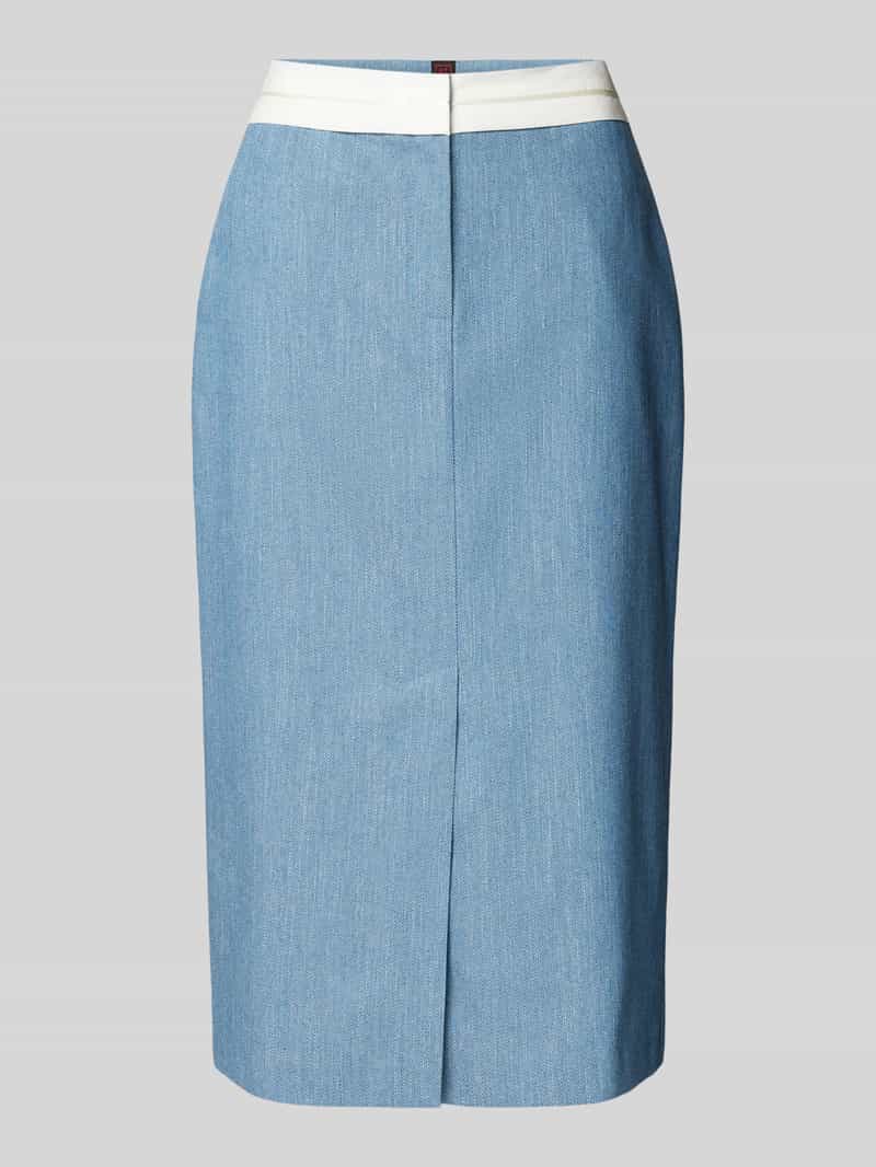 Stefanel Midi-rok in denimlook
