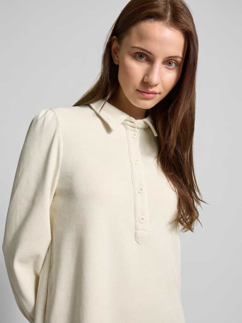 Ichi Corduroy jurk met knoopsluiting model 'KATE'