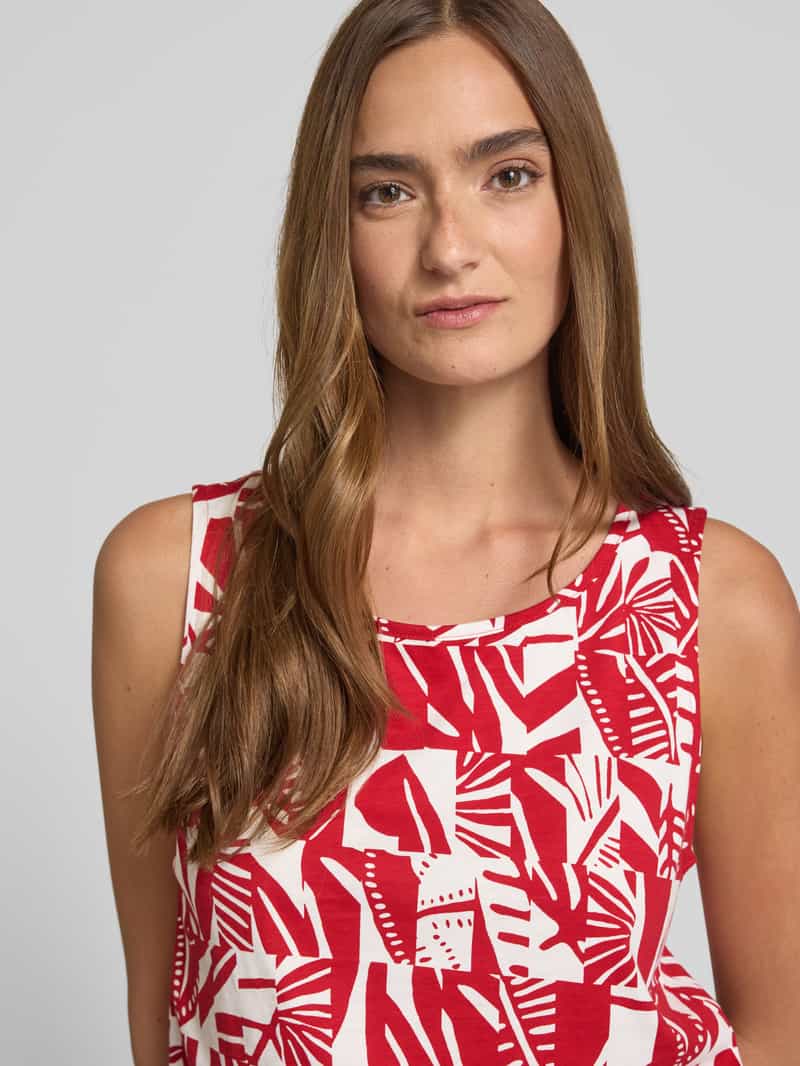 s.Oliver RED LABEL Regular fit top van katoenmix