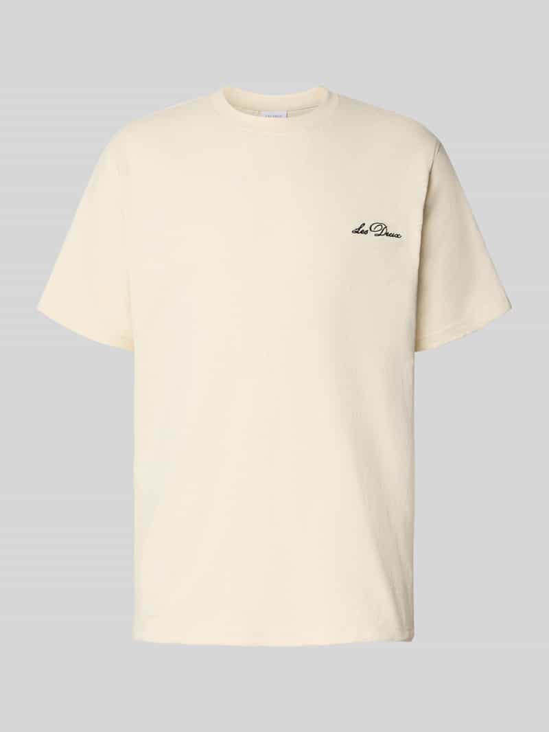 Les Deux T-shirt met labelstitching model 'Diaz'