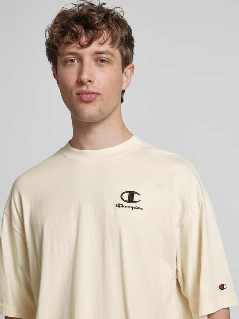 Champion Relaxed fit T-shirt met labelstitching