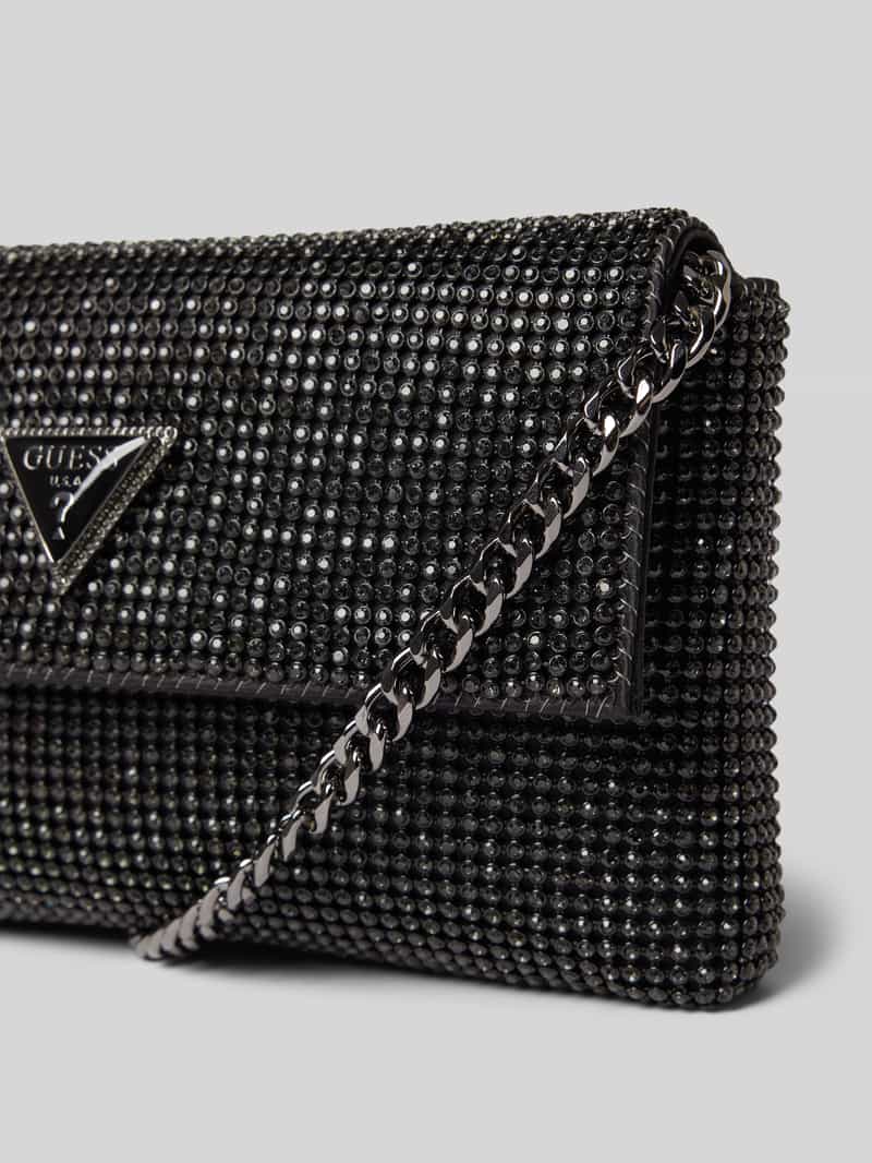 Guess Schoudertas met siersteentjes model 'ZALINA'