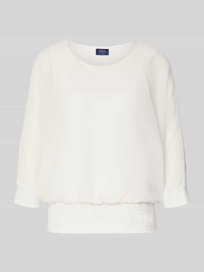 Blouseshirt met siersteentjes