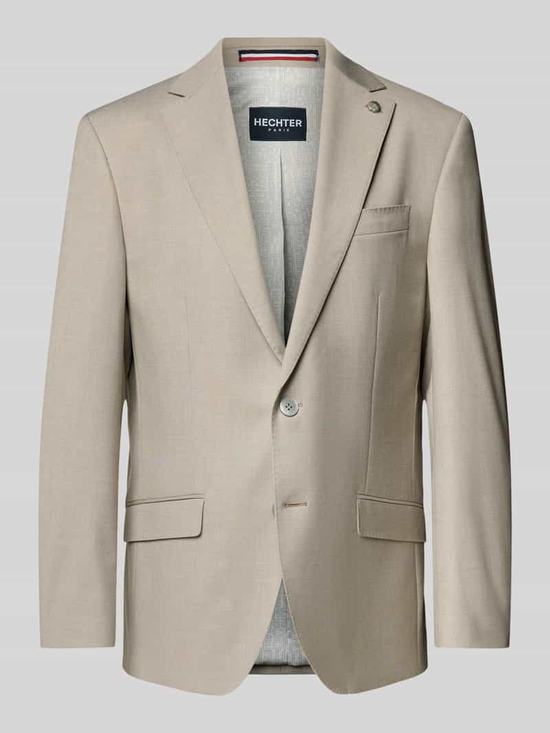 HECHTER PARIS Regular fit 2-knoops colbert met klepzakken model 'X-Tension'