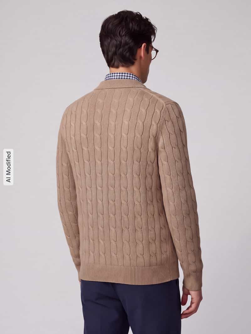 Polo Ralph Lauren Regular fit gebreid jack van puur katoen
