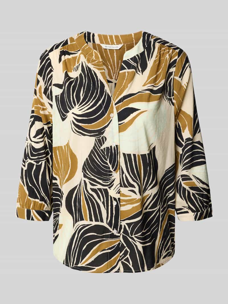 Tom Tailor Loose fit blouse van een mix van katoen en modal