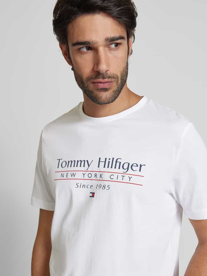 Tommy Hilfiger T-shirt met labelprint