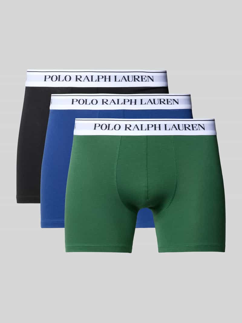 Polo Ralph Lauren Underwear Trunks van katoenmix in een set van 3