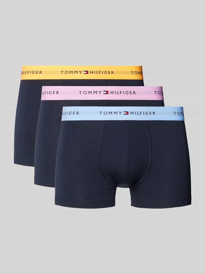 Tommy Hilfiger Boxershort met elastische band met logo in een set van 3 stuks