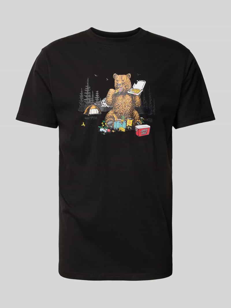 Santa Cruz T-shirt met labelprint