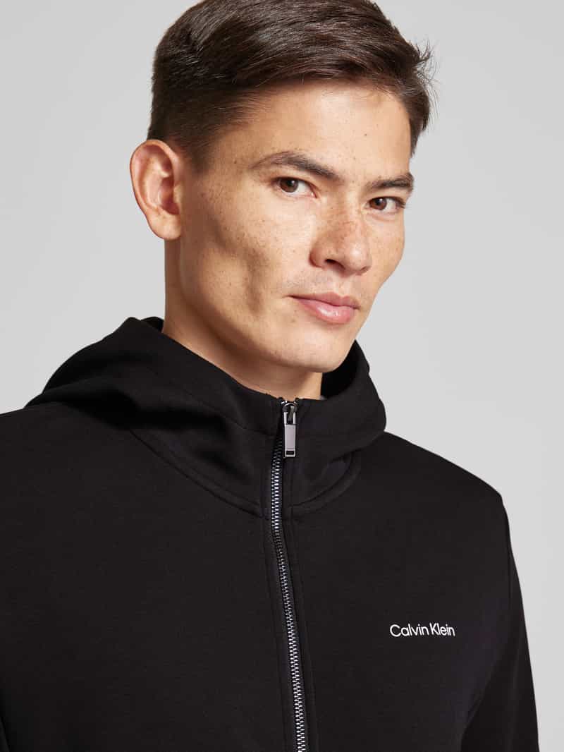 CK Calvin Klein Sweatjack van viscose met labelprint
