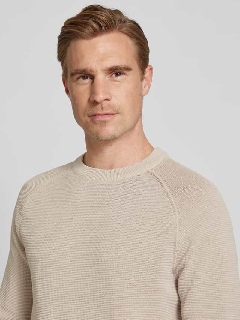 MARC O POLO Gebreide pullover met ribboorden